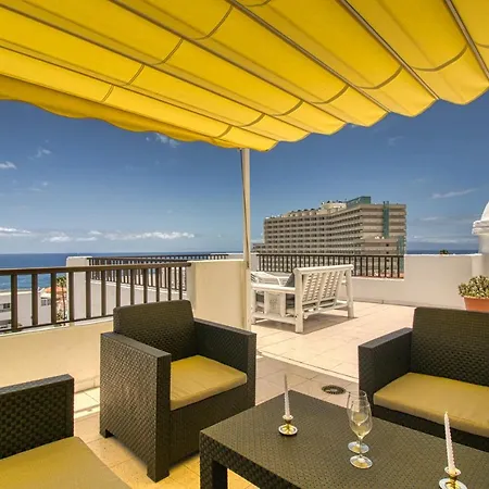 Bonito Atico Garajonay 501 Jacuzzi Pool Wifi Free 公寓 *