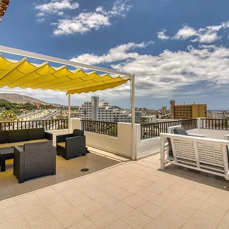 公寓 Bonito Atico Garajonay 501 Jacuzzi Pool Wifi Free Playa Feñabe