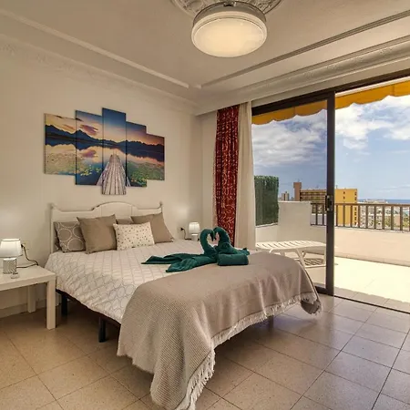 Bonito Atico Garajonay 501 Jacuzzi Pool Wifi Free شقة Playa Feñabe